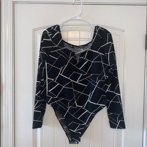 Shein Geometric Bodysuit